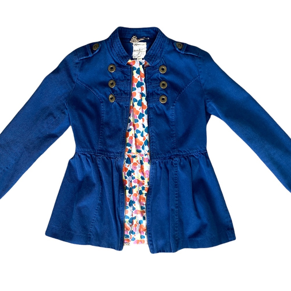 ANTHROPOLOGIE TULLE | Navy Blue Corduroy jacket